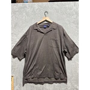 Pendleton Men's XL Polo Shirt Geometric Pattern Short‎ Sleeve Casual Oversized